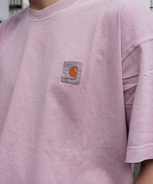 Carhartt（カーハート）の「Carhartt /カーハートダブルアイピー S/S NELSON T-SHIRT（Tシャツ/カットソー・メンズ・ブルー/チャコールグレー/グリーン/パープル・MEDIUM/SMALL/LARGE）」の5枚目の写真