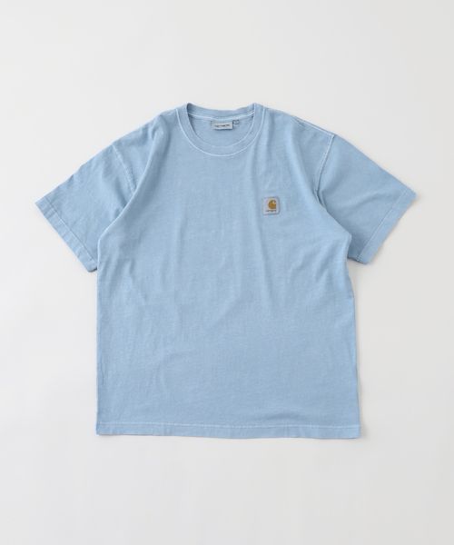 Carhartt（カーハート）の「Carhartt /カーハートダブルアイピー S/S NELSON T-SHIRT（Tシャツ/カットソー・メンズ・ブルー/チャコールグレー/グリーン/パープル・MEDIUM/SMALL/LARGE）」の8枚目の写真