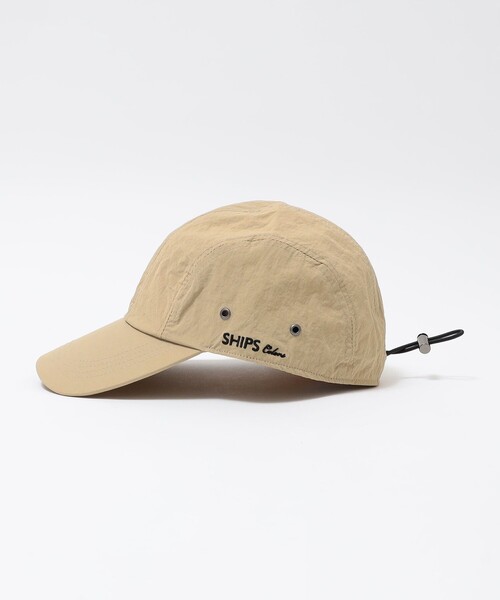 SHIPS Colors（シップス カラーズ）の「SHIPS Colors:〈UVカット・遮熱・吸水速乾〉ヒート シールド キャップ（キャップ・メンズ・ブラック/ベージュ・ONE SIZE）」の3枚目の写真