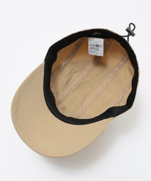 SHIPS Colors（シップス カラーズ）の「SHIPS Colors:〈UVカット・遮熱・吸水速乾〉ヒート シールド キャップ（キャップ・メンズ・ブラック/ベージュ・ONE SIZE）」の8枚目の写真