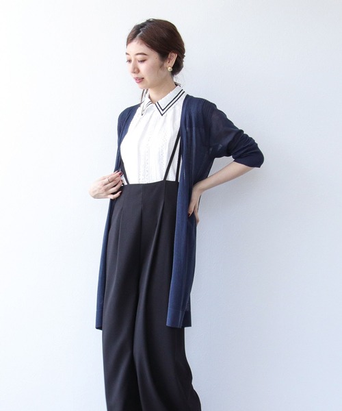 Cepica（セピカ）の「レース刺繍ノースリブラウス（シャツ/ブラウス・レディース・ブラック/ホワイト・FREE）」の20枚目の写真