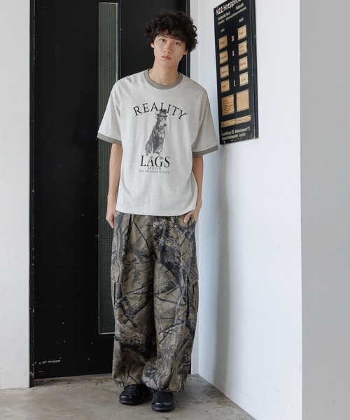 セール】《UNISEX》ドーベルマンリンガーTシャツ（Tシャツ