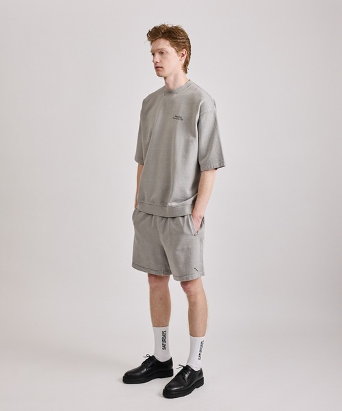 Saturdays NYC（サタデーズ ニューヨークシティ ）の「Austin Pigment Dye Sweat Shorts（その他パンツ・メンズ・ライトグレー/ワイン/ブラック・L/M/S/XL/X-SMALL）」の20枚目の写真