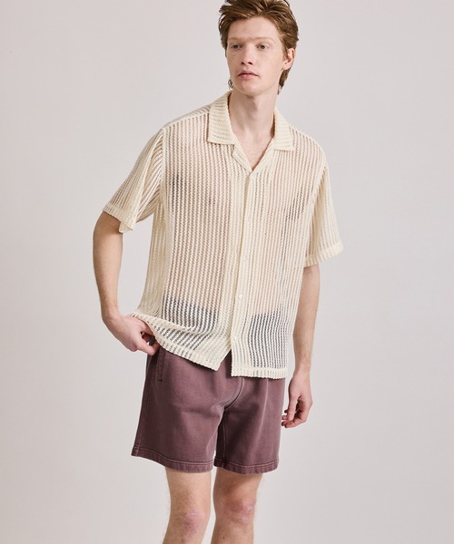 Saturdays NYC（サタデーズ ニューヨークシティ ）の「Austin Pigment Dye Sweat Shorts（その他パンツ・メンズ・ライトグレー/ワイン/ブラック・L/M/S/XL/X-SMALL）」の19枚目の写真