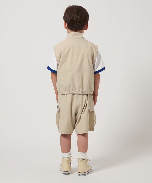 green label relaxing(グリーンレーベルリラクシング)の「ジップベスト / キッズ 110cm-130cm - UVカット -(ベスト・キッズ・ダークグレー/ナチュラル・120cm/130cm/110cm)」の7枚目の写真