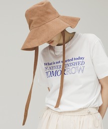 帽子 ADAM ET ROPE PHEENYCotton nylon dump HAT ADAM ET ROPE'（アダムエロペ）の「【PHEENY】Cotton nylon dump