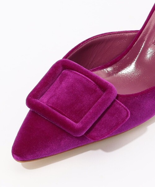 Manolo Blahnik♡ミュール ベルベット♡ セール】MANOLO BLAHNIK MAYSALE VELVET（サンダル）｜Manolo