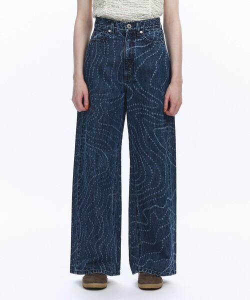 パンツ PUBLIC TOKYO DENIM COLORWIDE PUBLIC TOKYO（パブリックトウキョウ）の「PUBLIC DENIM COLOUR