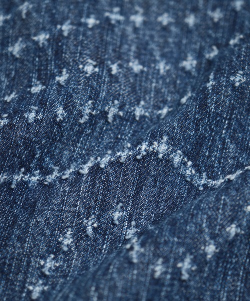 PUBLIC TOKYO（パブリックトウキョウ）の「コントアーラインデニム（デニムパンツ・レディース・ベージュ/ブルー・1/2）」の8枚目の写真