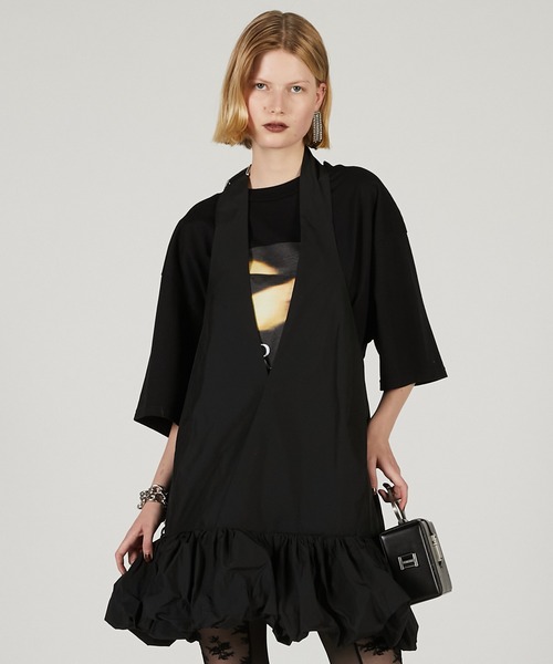 ボリュームヘムホルターチュニック / Volume Hem Halter Tunic