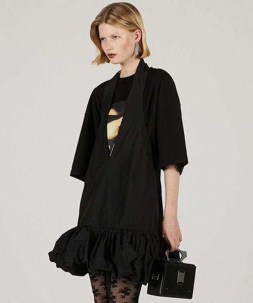 ボリュームヘムホルターチュニック / Volume Hem Halter Tunic