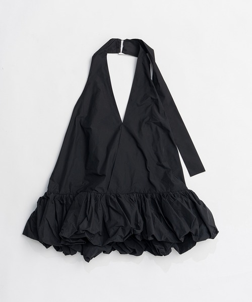 PRANK PROJECT（プランクプロジェクト）の「ボリュームヘムホルターチュニック / Volume Hem Halter Tunic（チュニック・レディース・ブラック/アイボリー/レッド・FREE）」の22枚目の写真