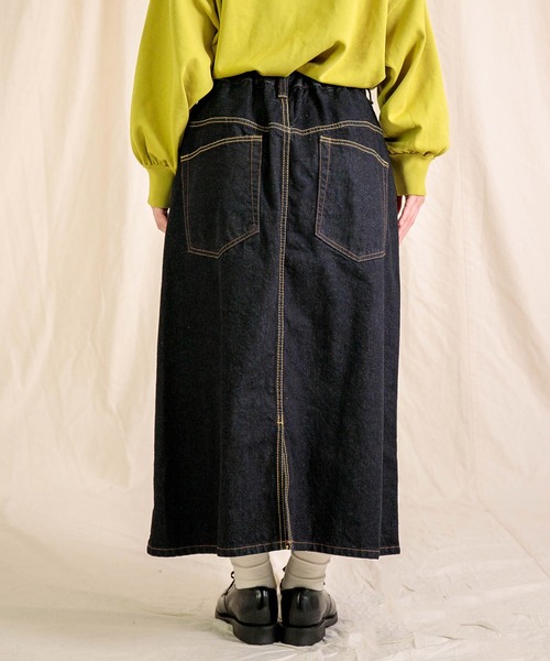 Brocante（ブロカント）の「[Brocante / ブロカント] 12ozリングデニム アンプリッセスカート（デニムスカート・レディース・ワンウォッシュ・2）」の8枚目の写真