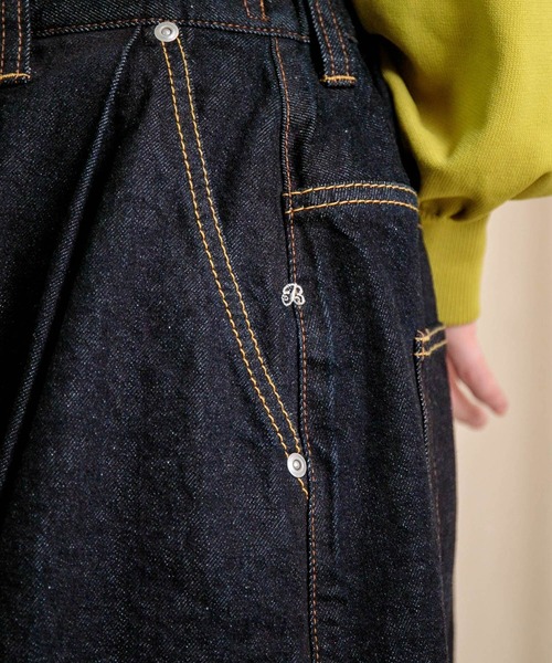 Brocante（ブロカント）の「[Brocante / ブロカント] 12ozリングデニム アンプリッセスカート（デニムスカート・レディース・ワンウォッシュ・2）」の12枚目の写真