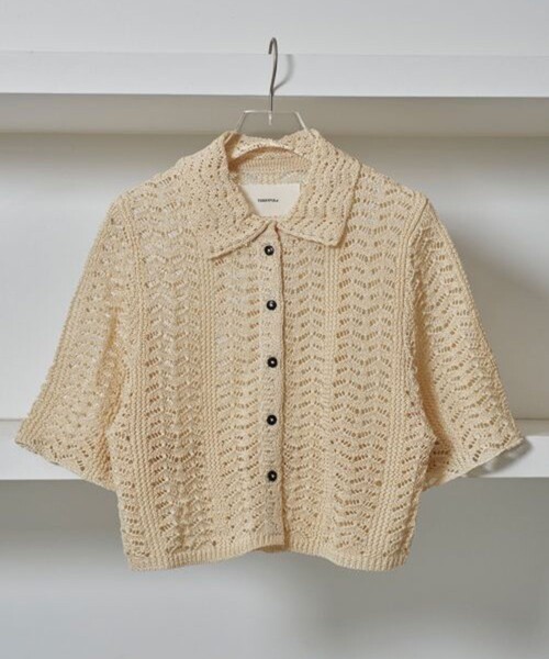 人気ブランドランキング TODAYFUL/トゥデイフル】Lace Knit Shirts/レースニットシャツ トップス