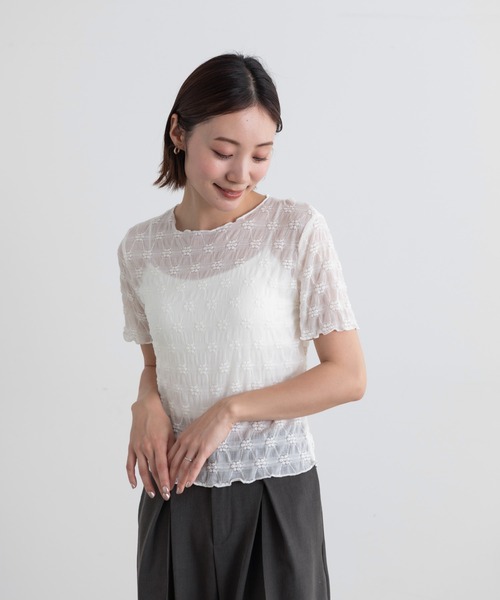 rosymonster ルアナトップス　新品　ホワイト ロージーモンスター ルアナトップス ホワイト 未使用タグ付き
