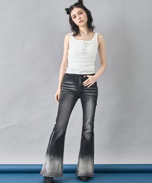 ANAP（アナップ）の「レースアップ タンクトップ（タンクトップ・レディース・ベージュ/グレー/ホワイト・FREE）」の18枚目の写真