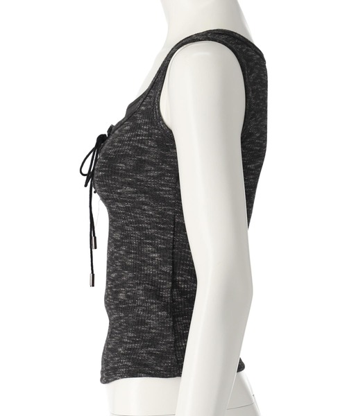 ANAP（アナップ）の「レースアップ タンクトップ（タンクトップ・レディース・ベージュ/グレー/ホワイト・FREE）」の10枚目の写真