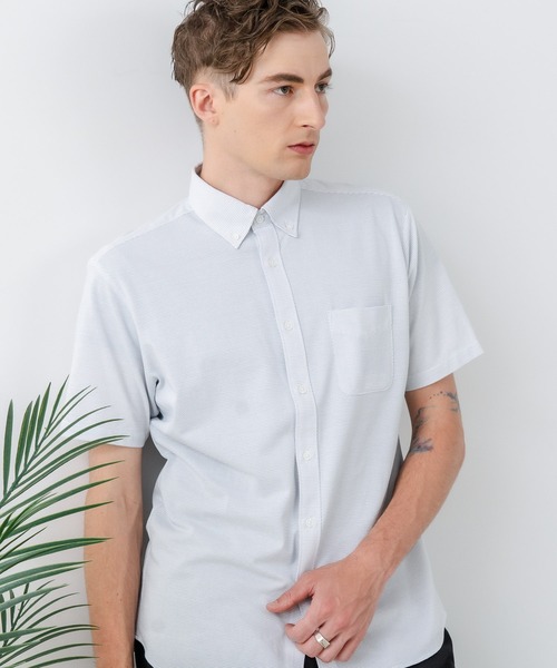 LB/S (エルビーエス)の「【Blue Standard:ブルースタンダード】吸水速乾 イージーケア ピンポイント消臭 アルティマニットシャツ(シャツ/ブラウス・メンズ・ホワイト/ネイビー/グレー/インディゴブルー/ダークネイビー・MEDIUM/LARGE/X-LARGE)」の10枚目の写真