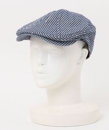 cachenez（カシュネ）の「カシュネ cache nez / ヒッコリーストライプハンチング（ハンチング/ベレー帽）」