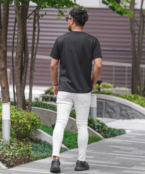 adamsJUGGLER(アダムスジャグラー)の「K.ホワイトダメージパンツ(その他パンツ・メンズ・ホワイト・S/M/L/XL/XXL)」の6枚目の写真