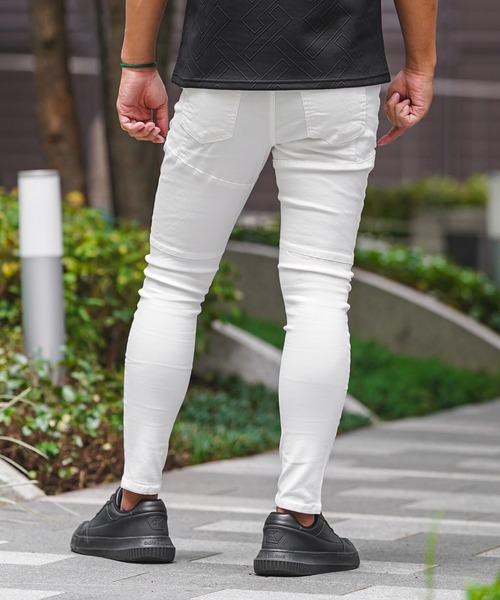 adamsJUGGLER(アダムスジャグラー)の「K.ホワイトダメージパンツ(その他パンツ・メンズ・ホワイト・S/M/L/XL/XXL)」の3枚目の写真
