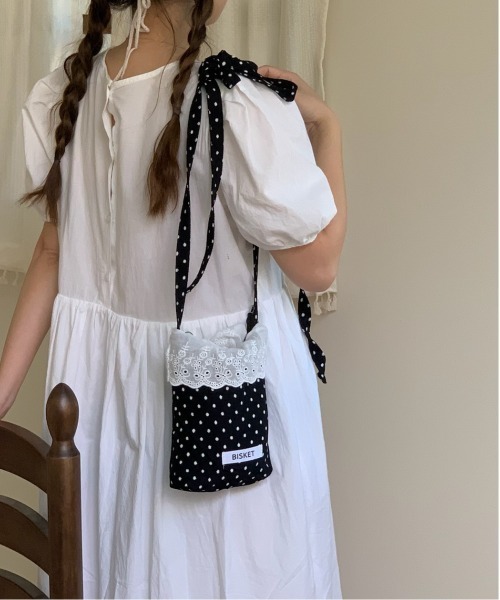 FREE STYLISTS(フリー スタイリスト)の「Y2K ドットスクエアミニバッグ(ショルダーバッグ・レディース・ブラック/チェック・FREE)」の7枚目の写真