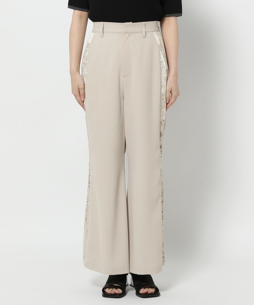 HARE（ハレ）の「ヴィンテージシシュウフレアパンツ(HARE)（その他パンツ・レディース・ブラック/オフホワイト・FREE）」の11枚目の写真