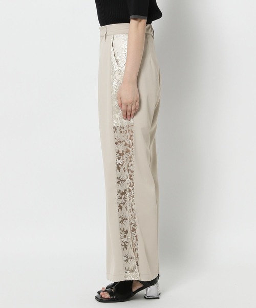 HARE（ハレ）の「ヴィンテージシシュウフレアパンツ(HARE)（その他パンツ・レディース・ブラック/オフホワイト・FREE）」の12枚目の写真