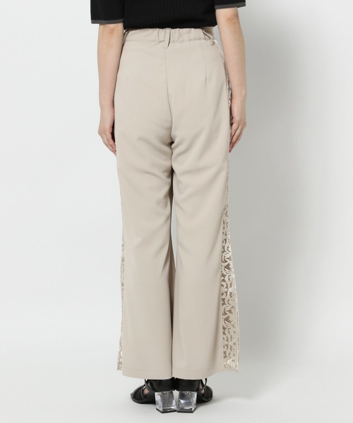 HARE（ハレ）の「ヴィンテージシシュウフレアパンツ(HARE)（その他パンツ・レディース・ブラック/オフホワイト・FREE）」の13枚目の写真