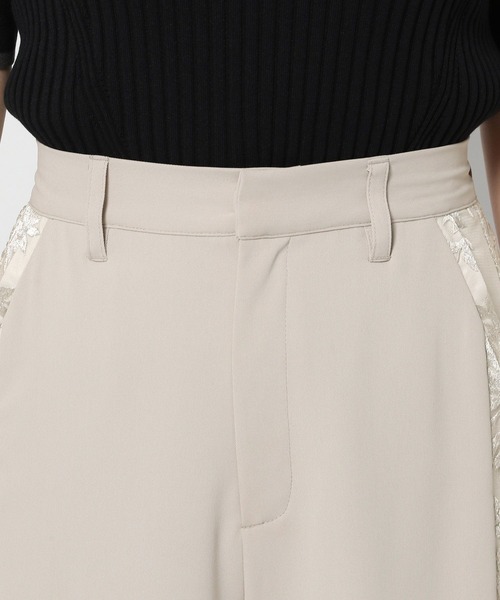 HARE（ハレ）の「ヴィンテージシシュウフレアパンツ(HARE)（その他パンツ・レディース・ブラック/オフホワイト・FREE）」の15枚目の写真