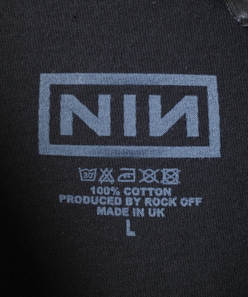 ROCK-OFF(ロックオフ)の「【ROCK-OFF】【3】NINE INCH NAILS LOGO T-SHIRTS(Tシャツ/カットソー・メンズ・ブラック・LARGE/MEDIUM/X-LARGE)」の7枚目の写真