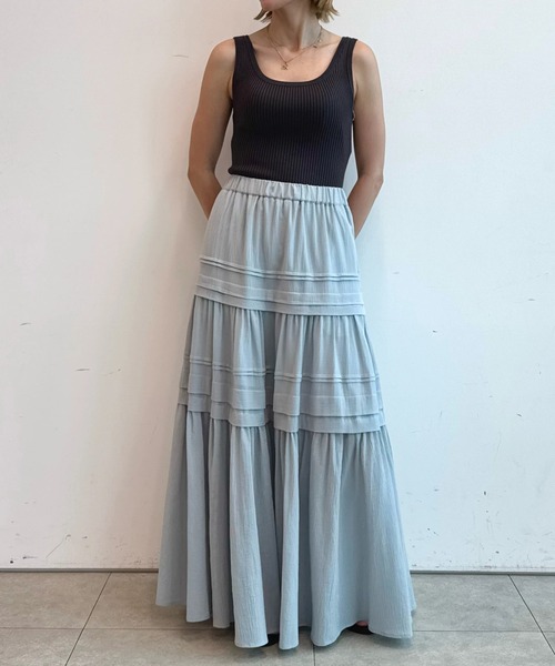 CADUNE ニットジレ　カデュネ　美品 カデュネ CADUNE ニットジレ （紺） - ファッション通販