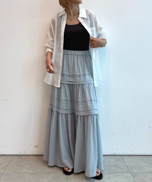CADUNE（カデュネ）の「ニットタンクドッキングワンピース（ワンピース