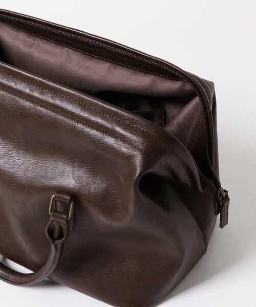 KBF（ケイビーエフ）の「ガマグチボストンBAG（ボストンバッグ・レディース・ダークブラウン/ブラック・ONE）」の12枚目の写真