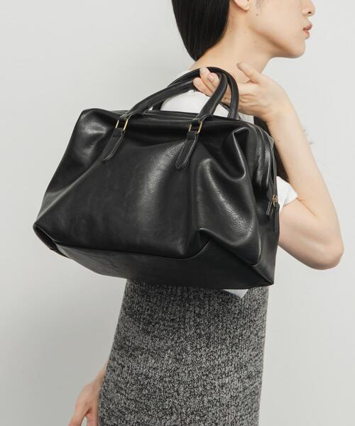 KBF（ケイビーエフ）の「ガマグチボストンBAG（ボストンバッグ・レディース・ダークブラウン/ブラック・ONE）」の17枚目の写真