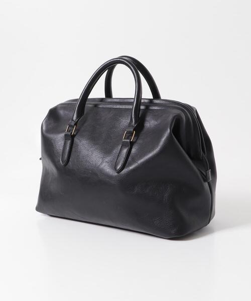 KBF（ケイビーエフ）の「ガマグチボストンBAG（ボストンバッグ・レディース・ダークブラウン/ブラック・ONE）」の20枚目の写真