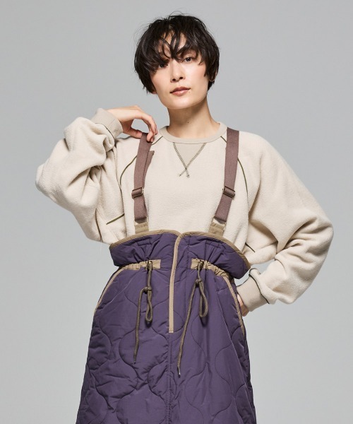 KRIFF MAYER Lady's Collection（クリフメイヤーレディースコレクション）の「【軽い･暖かい･柔らかい】ブークレドルマンクルー（スウェット・レディース・レッド/ブラウン/サンドベージュ/ブラック/カラフル・LARGE/MEDIUM）」の3枚目の写真