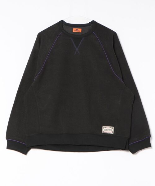 KRIFF MAYER Lady's Collection（クリフメイヤーレディースコレクション）の「【軽い･暖かい･柔らかい】ブークレドルマンクルー（スウェット・レディース・レッド/ブラウン/サンドベージュ/ブラック/カラフル・LARGE/MEDIUM）」の18枚目の写真