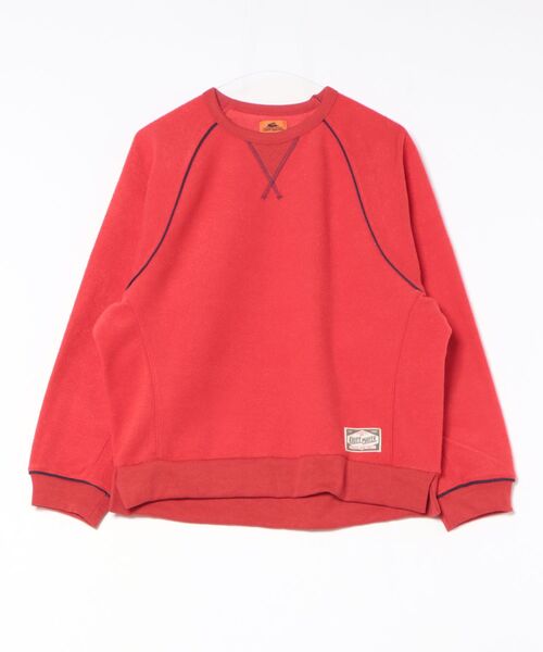 KRIFF MAYER Lady's Collection（クリフメイヤーレディースコレクション）の「【軽い･暖かい･柔らかい】ブークレドルマンクルー（スウェット・レディース・レッド/ブラウン/サンドベージュ/ブラック/カラフル・LARGE/MEDIUM）」の17枚目の写真