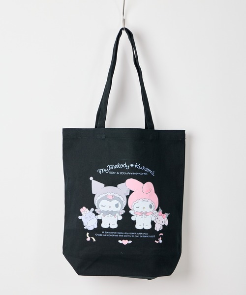 sanrio(サンリオ)の「【 sanrio / サンリオ 】マイメロディ&クロミ 50th&20th Anniversary トートバック WNI(トートバッグ・レディース・ピンク/ブラック・FREE)」の2枚目の写真