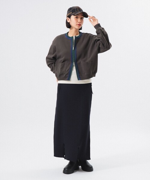 BEAMS BOY（ビームスボーイ）の「【1/15再値下げ】ミリタリー ニット スカート（スカート・レディース・ダークブラウン/ネイビー/ホワイト系その他7・ONE SIZE）」の11枚目の写真