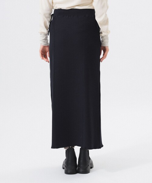 BEAMS BOY （ビームスボーイ） ミリタリー ニット スカート　美品 BEAMS BOY（ビームス ボーイ）ミリタリー ニット スカート