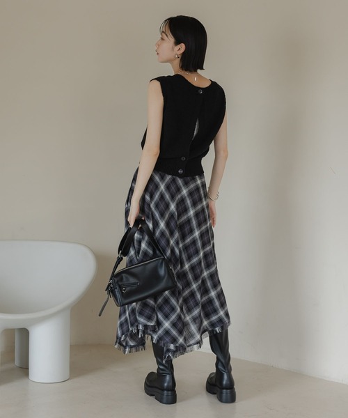 LOWRYS FARM(ローリーズファーム)の「ダブルジップショルダーBAG 578231(ショルダーバッグ・レディース・ブラック/ダークブラウン/ブラウン・FREE)」の6枚目の写真