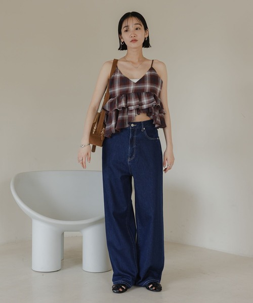 LOWRYS FARM(ローリーズファーム)の「ダブルジップショルダーBAG 578231(ショルダーバッグ・レディース・ブラック/ダークブラウン/ブラウン・FREE)」の7枚目の写真