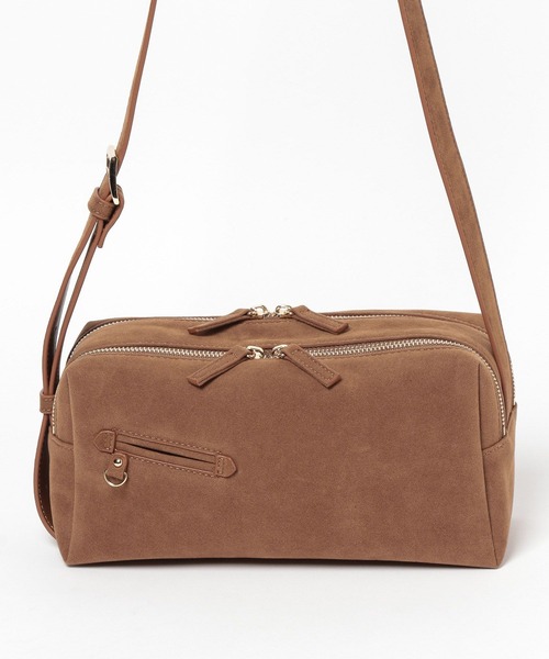 LOWRYS FARM(ローリーズファーム)の「ダブルジップショルダーBAG 578231(ショルダーバッグ・レディース・ブラック/ダークブラウン/ブラウン・FREE)」の21枚目の写真