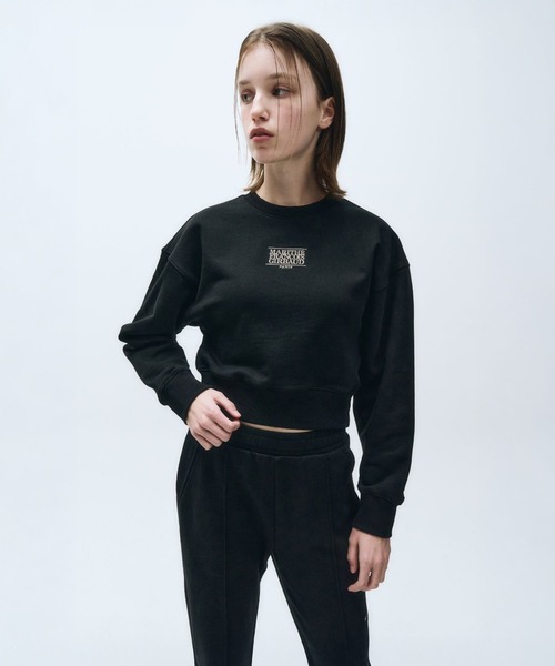 W SMALL CLASSIC LOGO CROP SWEATSHIRT（スウェット）｜MARITHE +