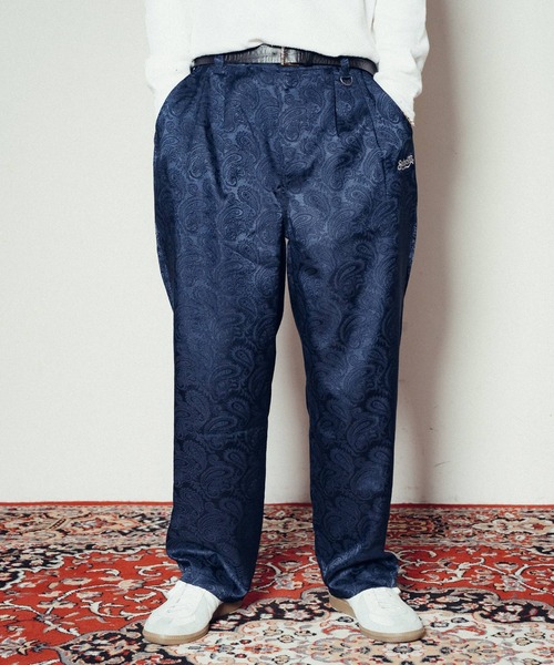 Subciety（サブサエティ）の「Paisley baggy slacks（スラックス・メンズ・ブラック/ネイビー/バーガンディー・SMALL/MEDIUM/LARGE/X-LARGE）」の3枚目の写真