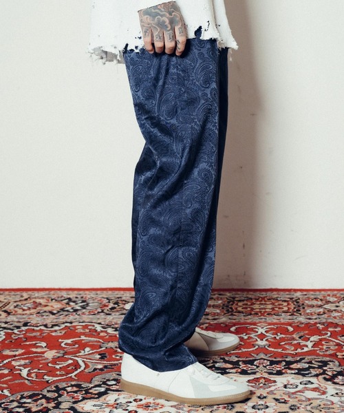 Subciety（サブサエティ）の「Paisley baggy slacks（スラックス・メンズ・ブラック/ネイビー/バーガンディー・SMALL/MEDIUM/LARGE/X-LARGE）」の16枚目の写真