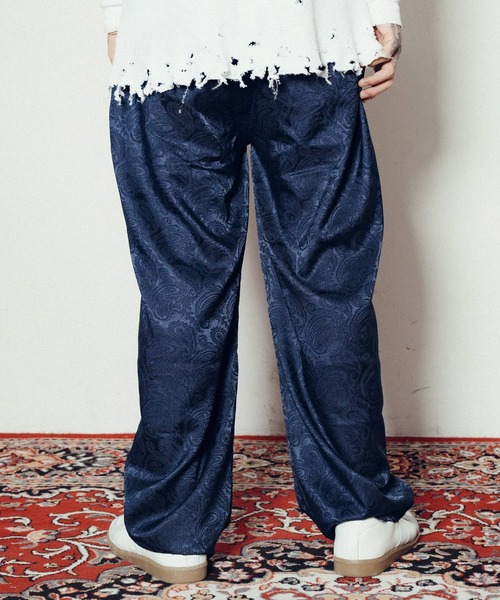 Subciety（サブサエティ）の「Paisley baggy slacks（スラックス・メンズ・ブラック/ネイビー/バーガンディー・SMALL/MEDIUM/LARGE/X-LARGE）」の17枚目の写真